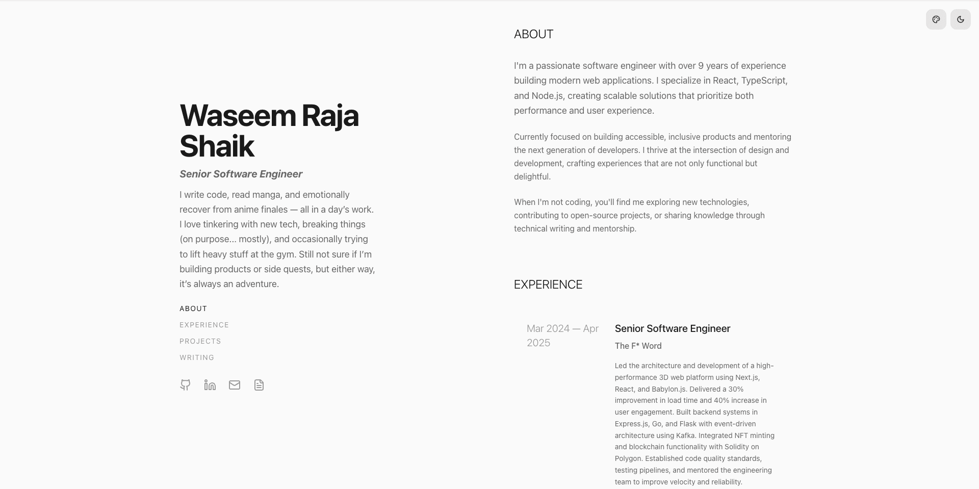 Portfolio Website
